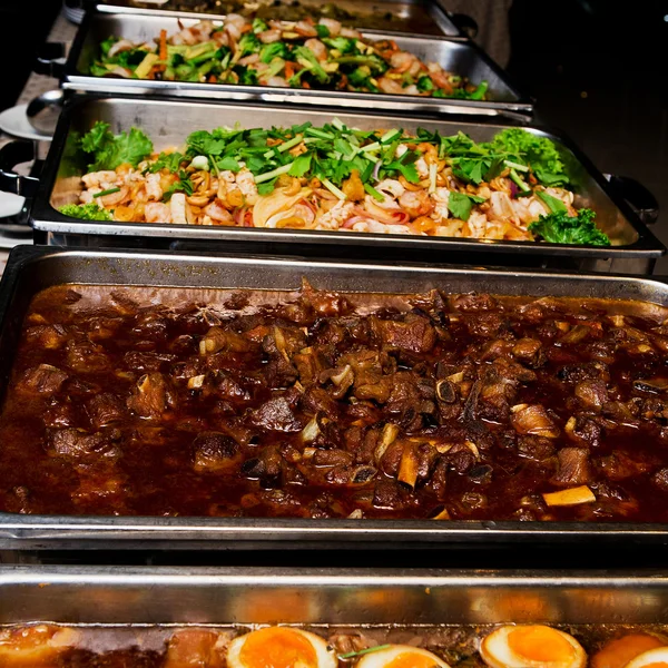 Thailand food buffet. — Stock Image Thailand food buffet. Royalty Free Stock Images