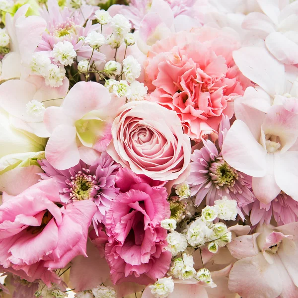 結婚式のシーンのための美しい花の背景 — ストック写真
