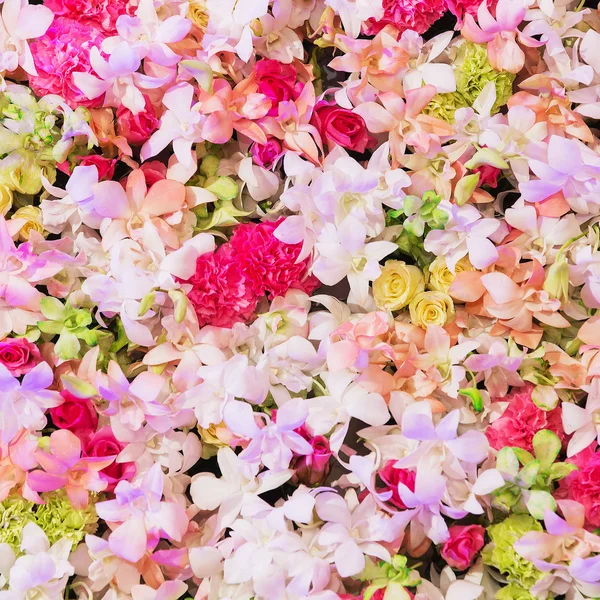 Vackra blommor bakgrund för bröllop scen — Stockfoto