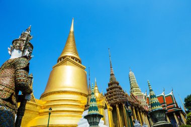 Zümrüt Buda veya Wat Phra Kaew Bangkok Tapınak,