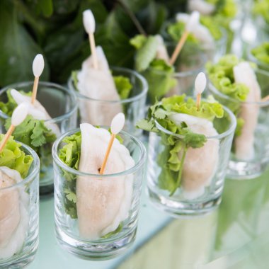 Tayland buğulama köfte Kokteyl düzeni