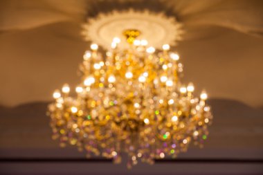 Kristal avize dan portakal bokeh