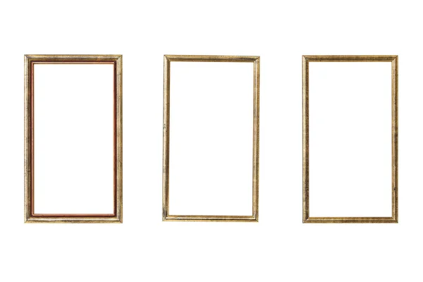 Antique frame isolated on white background — Stock Photo, Image