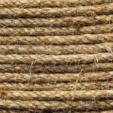 Arka plan beyaz iple yapılan