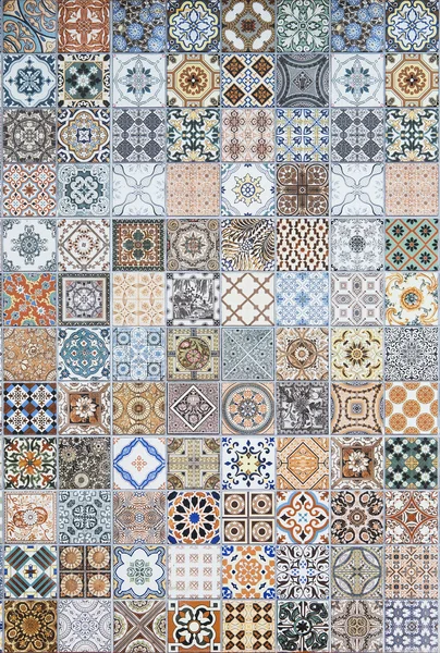 Ceramic tiles patterns from Portugal. — Stock Photo, Image