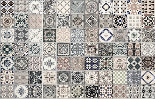 Ceramic tiles patterns from Portugal. — Stock Photo, Image