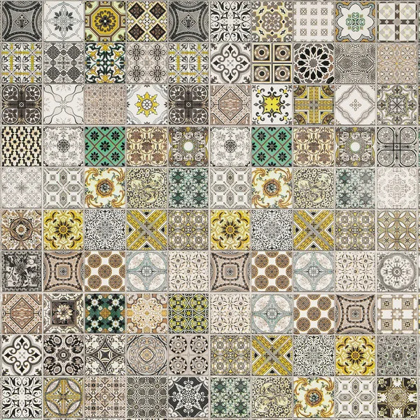 Keramikfliesen-Muster aus Portugal. — Stockfoto