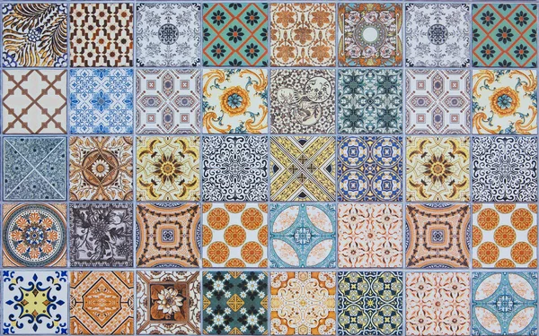 Modèles de carreaux de céramique du Portugal. — Photo