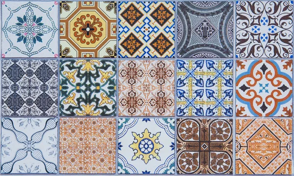 Modèles de carreaux de céramique du Portugal. — Photo