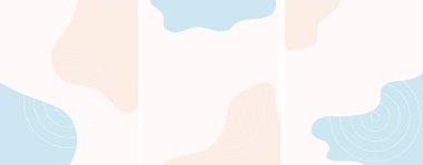 Renkli geometrik arkaplan seti. Düzgün kompozisyon, iş sunumları, el ilanları, posterler, duvar kağıtları için. Vektör 10