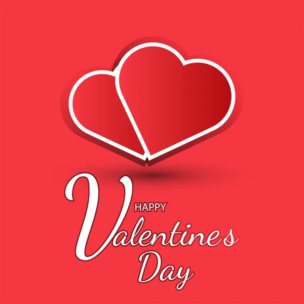 День Святого Валентина Фон Концепции Векторная Иллюстрация Подходит Милой Любовной — стоковый вектор