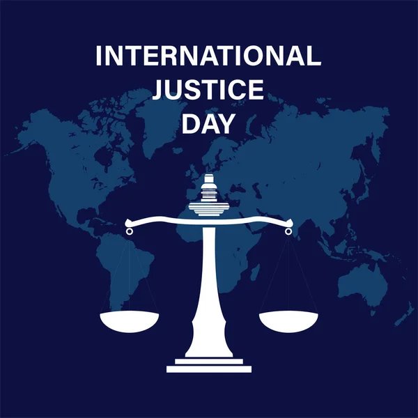 Hintergrund Ist Der Welttag Der Sozialen Gerechtigkeit Anwaltswaagen Und Rechtsdienstbänder — Stockvektor