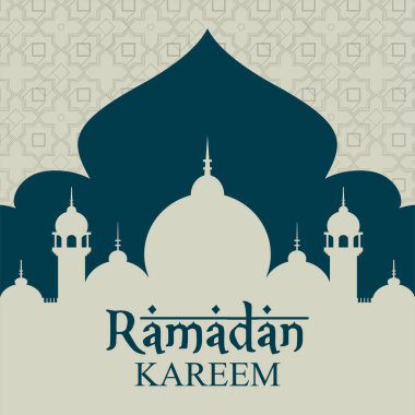 İslami karşılama geçmişi. Ramazan Kareem kart tasarımı güzel fener, basit, vektör 10 birim