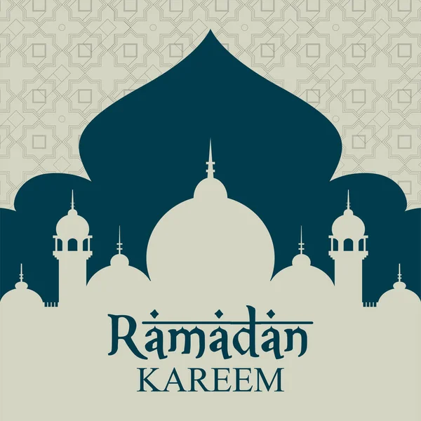 İslami karşılama geçmişi. Ramazan Kareem kart tasarımı güzel fener, basit, vektör 10 birim