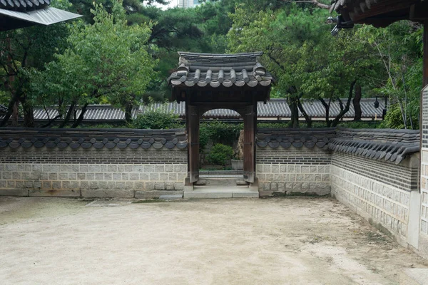 Palacio Viejo Unhyeongung Ciudad Seúl Puerta Coreana — Foto de Stock