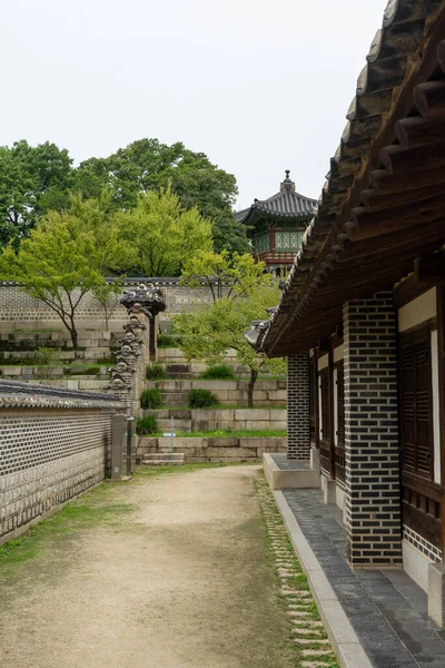 Κήπος Του Changdeokgung Palace Στη Σεούλ — Φωτογραφία Αρχείου
