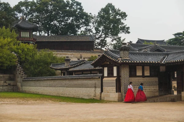 Palacio Changdeokgung Jardín Seúl — Foto de Stock