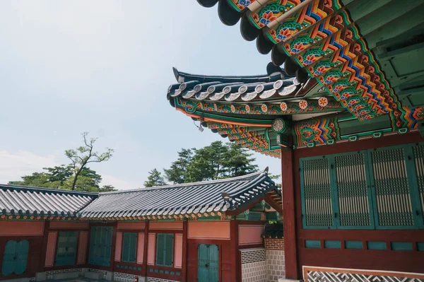 Γύρω Από Gyeongbokgung Palace Στη Σεούλ — Φωτογραφία Αρχείου