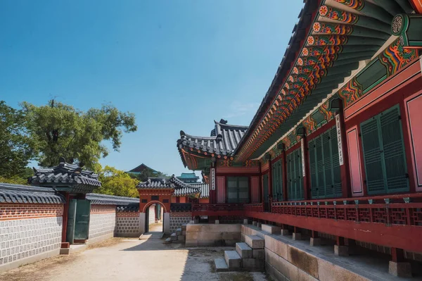 Γύρω Από Gyeongbokgung Palace Στη Σεούλ — Φωτογραφία Αρχείου