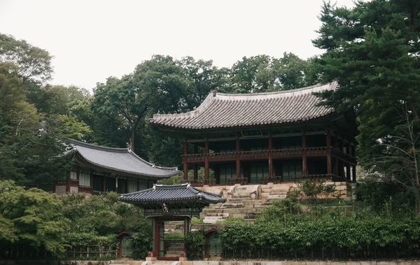 Μυστικό Κήπο Στο Changdeokgung Palace — Φωτογραφία Αρχείου