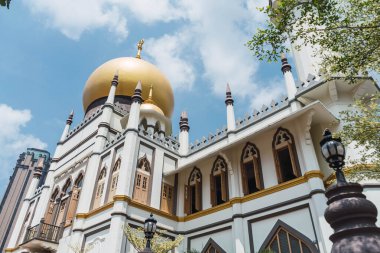 Mescid Sultan 'la Singapur sokak manzarası