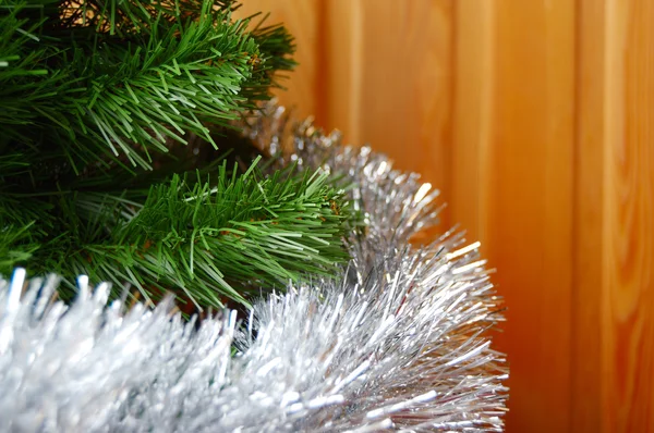 Рождественская елка в доме — стоковое фото