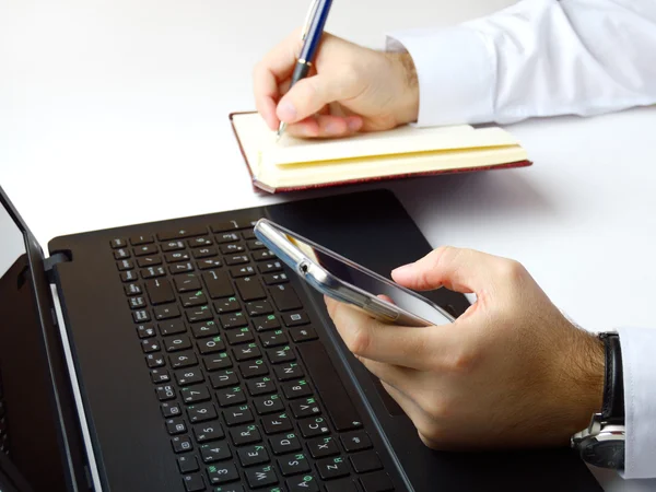 Office life of the businessman — Stock Photo, Image