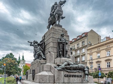Krakow 'daki Grunwald Anıtı, Kral II. wadysaw Jagieo' nun anıtsal binicilik anıtıdır..