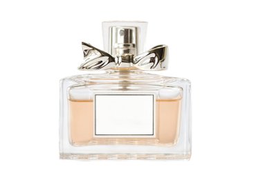 Parfüm şişesi beyaza izole