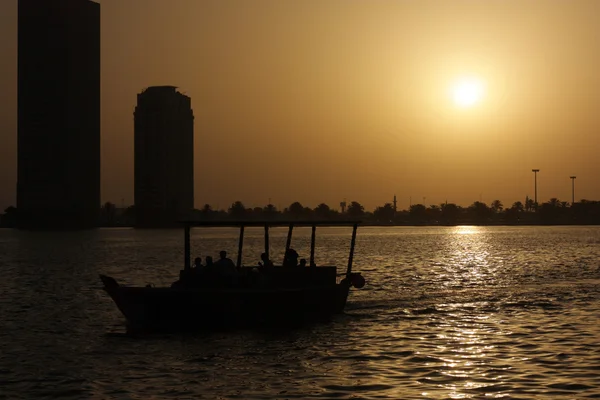 Sunset in Dubai — Stock Photo, Image