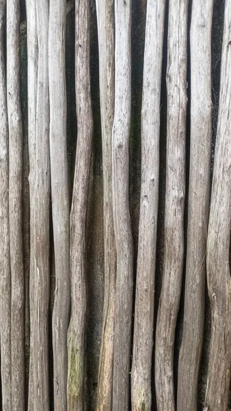 İnce açık gri ahşap veya bambu sırasının dikey dokusu.