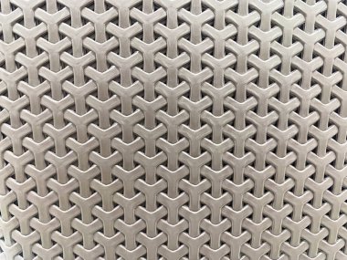 Krem renkli plastik ya da kauçuk desenli, tekrar eden yükseltilmiş küçük elmas dokuma desenli, ağ gibi..