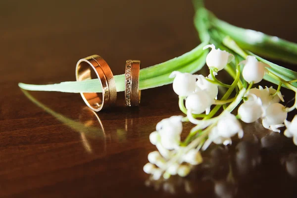 Anillos de boda — Foto de Stock