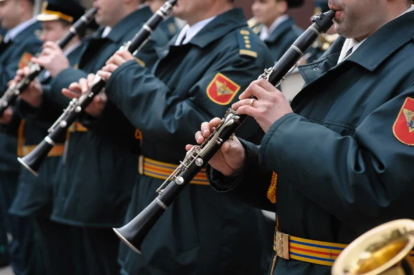 Military orchestra fif — Stock Photo, Image