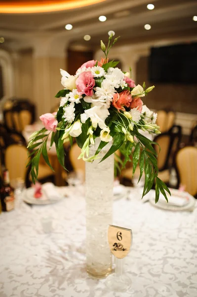 Wedding decor flowers — Stock Photo, Image