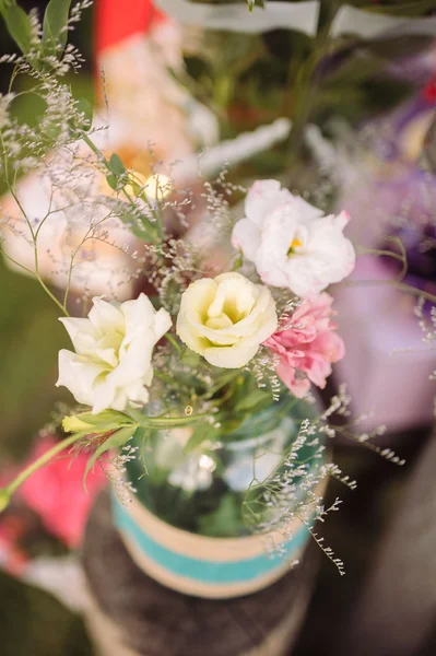 Decorazione di nozze fiori — Foto Stock