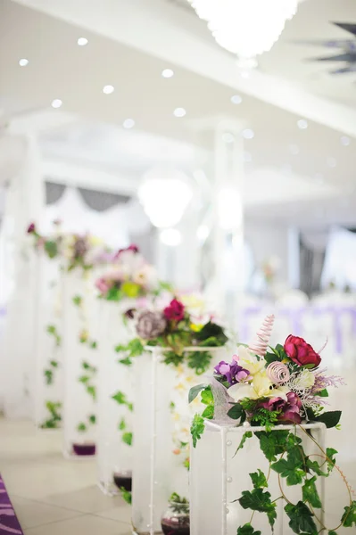 Hochzeit Dekor Blumen — Stockfoto