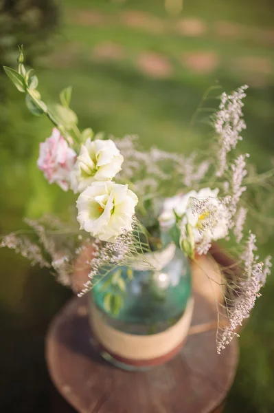 Flores de decoração de casamento — Fotografia de Stock