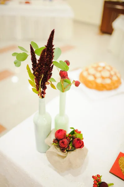 Hochzeit Dekor Blumen — Stockfoto