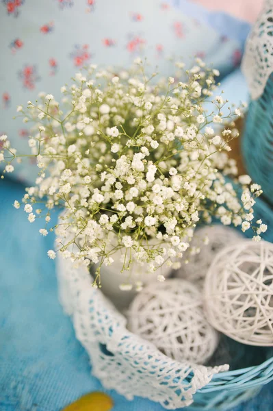 Flores de decoração de casamento — Fotografia de Stock