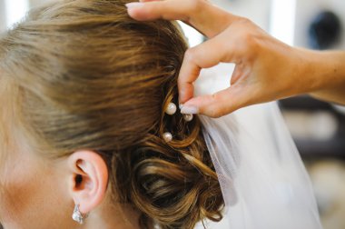 Gelin almak bir profesyonel saç stili