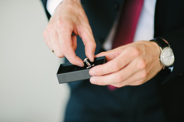 Steel Cufflinks for groom