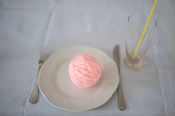 Geburtstag oder Baby-Dusche Dekor Tischdekoration — Stockfoto