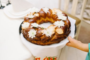 geleneksel düğün ekmeği