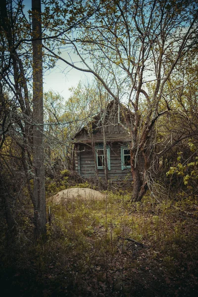 Çernobil Bölgesinde Terk Edilmiş Evler Telifsiz Stok Imajlar