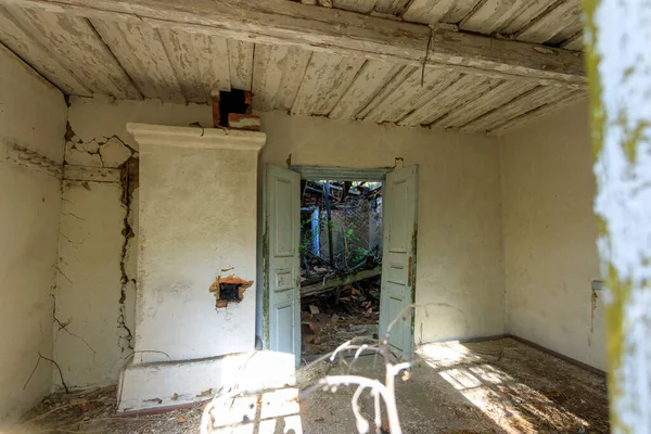 Viviendas Abandonadas Zona Exclusión Zona Chernóbil — Foto de Stock