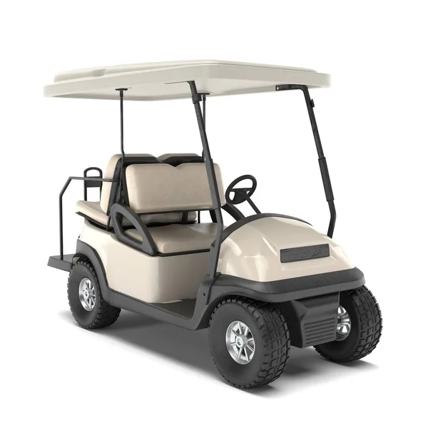 Bir Golf Arabasının Üç Boyutlu Fotoğrafı