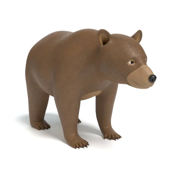 Версия Мультфильма Медведь — стоковое фото
