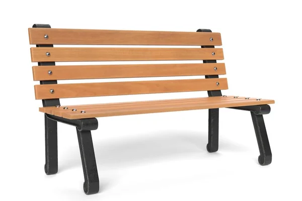 Park Bench 'in 3B Görünümü