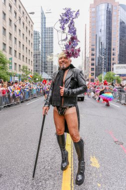 LGBTQ Onur Yürüyüşü, Toronto, Kanada - 24 Haziran 2018. 